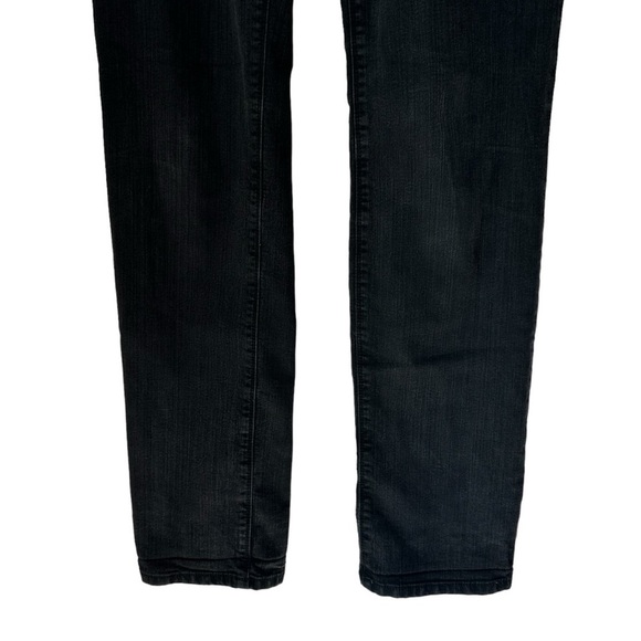 Chico’s Platinum Black Denim Jeans, size 1 Tall - Picture 3 of 13